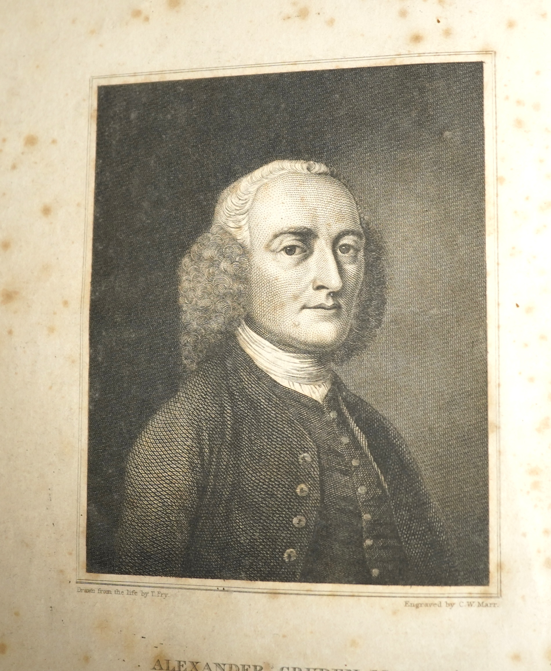 Cruden, Alexander - A Complete Concordance to the Holy Scriptures ... or a Dictionary and Alphabetical Index to the Bible ... to which is added, a Life of the Author, by Alexandere Chalmers ... portrait frontis.; old cal